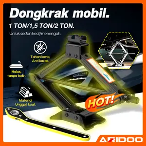 Dongkrak Jembatan Mobil Dongkrak Ulir 2 Ton  Dongkrak Jembatan Mobil Manual Scissor Jacks 1/1.5/2.0 /3.0/4.0Ton Dongkrak Mobil Alat Dongkrak Gunting Dongkrak Pengangkat Tipe Tangan Untuk Perbaikan Ban Mobil Dongkrak Mobil