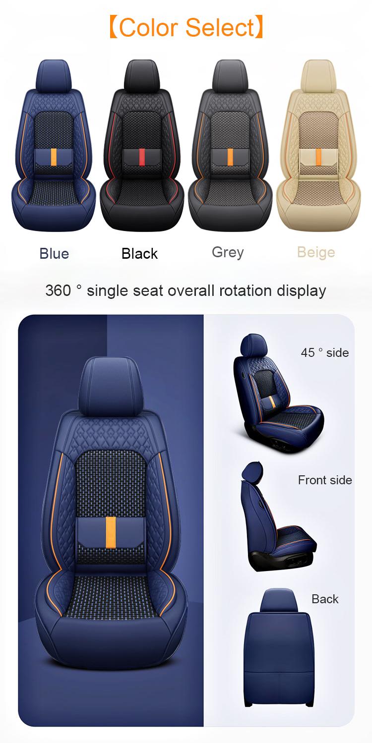 Product Introduction of Universal Car Seat Cover Leather Seat Protector Suitable for Toyota, Mitsubishi, Hyudnai, Ford, Honda, Kia, Isuzu, Nissan 40