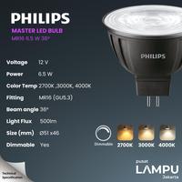 Gambar PHILIPS MASTER LED MR16 12V 6.5Watt 10Deg 24Deg 36Deg 12Volt 6.5Watt - 2700K, 36Deg dari Pusat Lampu Jakarta Kota Administrasi Jakarta Pusat 4 Tokopedia
