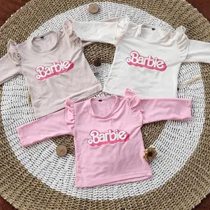 BARBIE Baju Anak Perempuan / Atasan Baju Anak Variasi Rumbey / Baju Anak Cewek Kekinian / Baju Anak Lembut