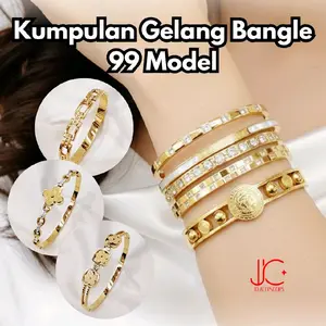 [No 101 s/d 200]-[Bangle 99 Model]-[JoAcc] Kumpulan Gelang Fashion Gelang Wanita Gelang Dewasa - Gelang Titanium Stainless Gelang Anti Karat - Perhiasan Aksesoris