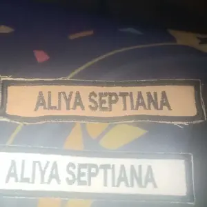name tag buat seragam sekolah SD.SMP.SMA