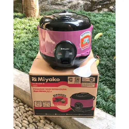 magic com 0.6L miyako mcm606sbc panci anti lengket