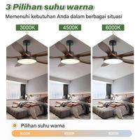 Gambar GOGEOUS Lampu Kipas Angin Plafon Remote 42/52 inci Kipas Angin Plafon kecepatan cahaya Gantung Langit Baling - A: 48" Putih-5 Daun dari GogeousLighting Kab. Tangerang 2 Tokopedia