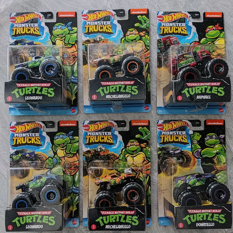 Hotwheels Monster Truck Ninja Turtles Series Original Bisa Pilih 0