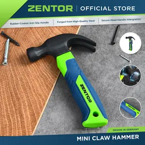 ZENTOR Palu Kambing Mini Mini Claw Hammer 8 OZ ZT18100S