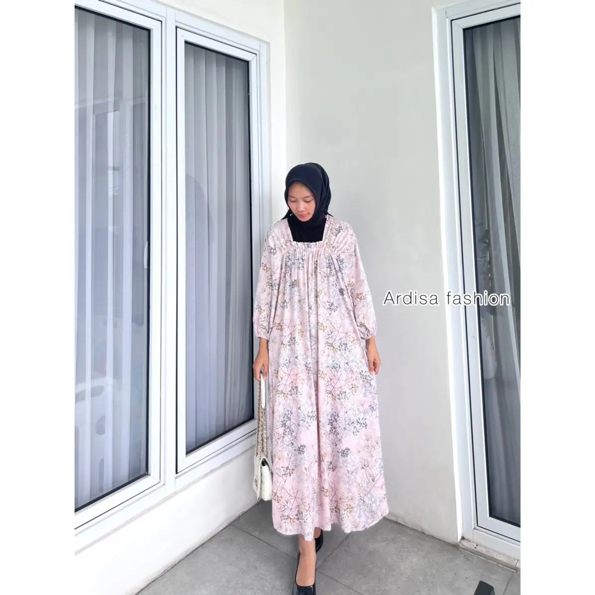 Ardisa fashion-Daster Dress Wanita Motif Khayla Seriees Rayon Premium