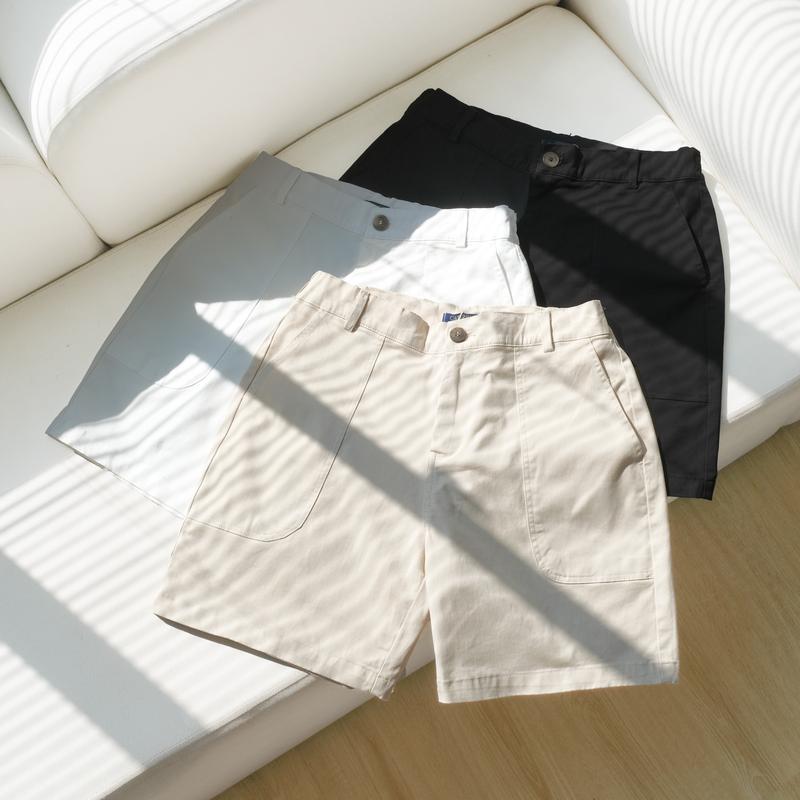  Quần Short Nam KAKI Quần Đùi Trên Gối Lưng Đai Thun Co Giãn Trẻ Trung - CATIZEN 