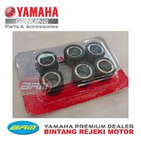 Gambar WEIGHT SET, ROLLER SET (6 PCS) YAMAHA LEXI 125 B3F-WE763-00 dari Yamaha Bintang Rejeki Motor Kab. Bandung 3 Tokopedia