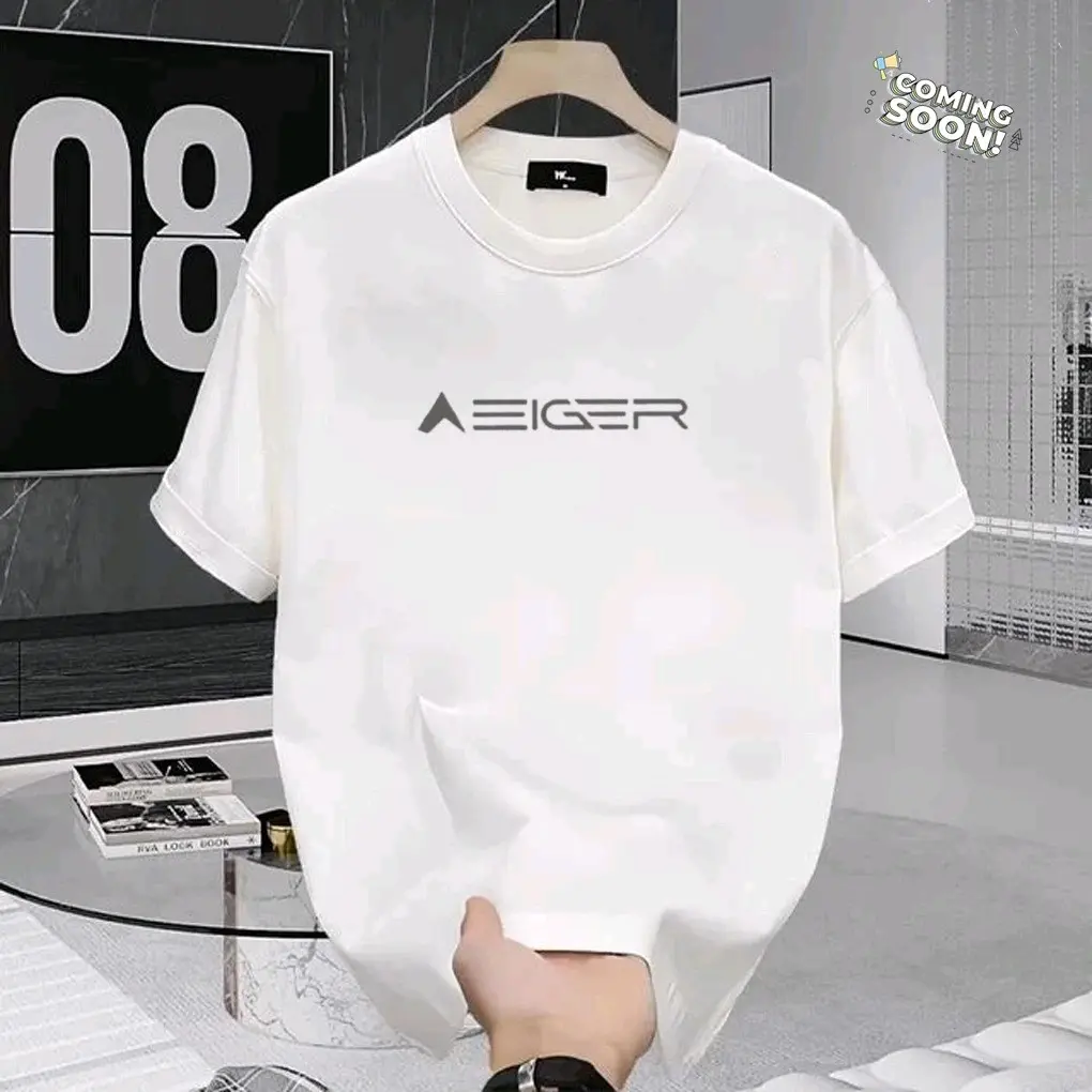 DN STORE SHOP Baju Kaos Atasan Distro Pria Wanita e 1205 silver  cootun 20S Sablon Combed Katun Keren Tebal Lembut Nyaman Unik