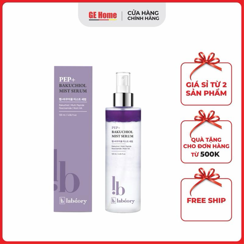 CB1.LABÉORY PEP+ BAKUCHIOL MIST SERUM Xịt căng bóng sáng da Bakuchiol 120ml dưỡng da mịn màng trẻ hoá giảm nếp nhăn