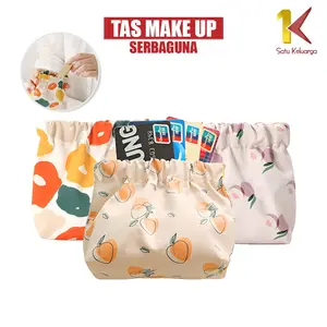 [COD] SK T57 Tas Pouch Mini Travel Motif Elegant Penyimpanan Kosmetik Serbaguna