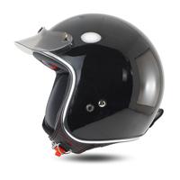 Gambar Bogo  JITSU JR2 Classic SNI Pria Wanita Helmet Kaca Atau Pet Motorcycle retro - Black Gloss, Kaca Cembung Hitam, M dari JITSU Helmet Official Shop Kab. Tangerang 3 Tokopedia