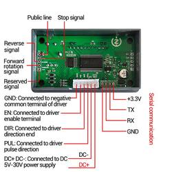 Produktbild von 2x ZK-SMC01 Stepper Motor Controller – Für 42 & 57 Schrittmotoren – Richtung, Winkel, Impuls, Geschwindigkeit – Mit PLC-Schnittstelle