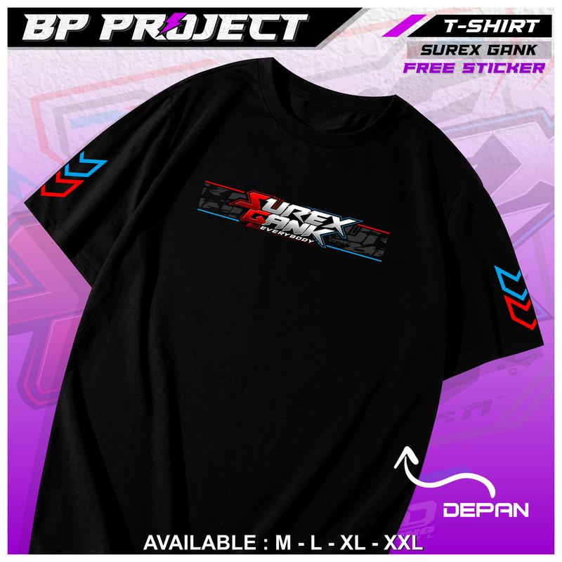 Kaos Surex Gank Supermoto Herrex Gank Driver CRF KLX Dtracker KTM Distro Cutton Combed 30s Pria Wanita - Baju, Katun 4