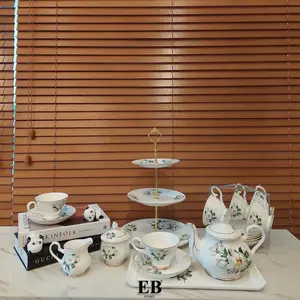 Perlengkapan Minum Teh Set Teapot Tray Floral Garden Set EB DINING