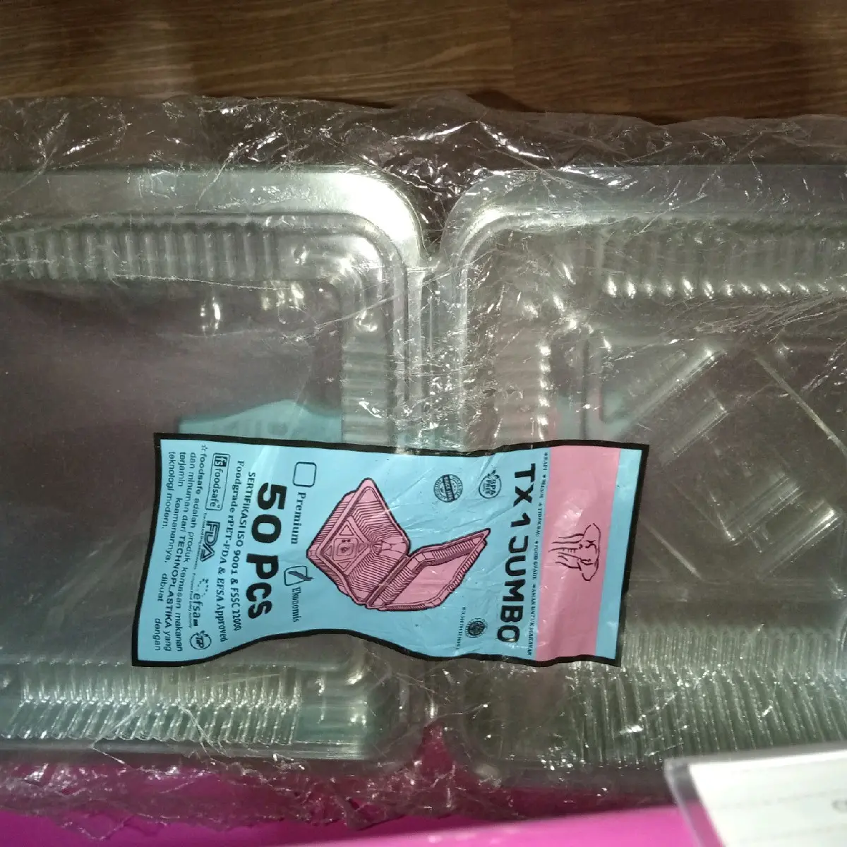 Kotak kue plastik Mika Jumbo