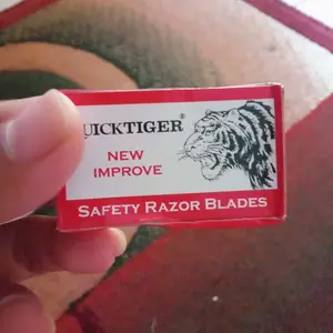Quick Tiger 1 dus kecil isi 10 Pic Silet Cukur Super Kuat Tajam Safety Razor Blades New Improve