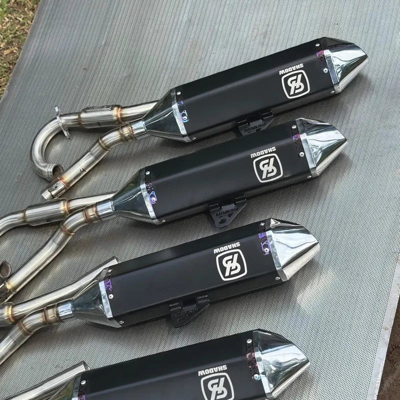Knalpot Katemi Black shadow exhaust system KLX150 CRF150 WR155 KLX140 KLXTIGER 3