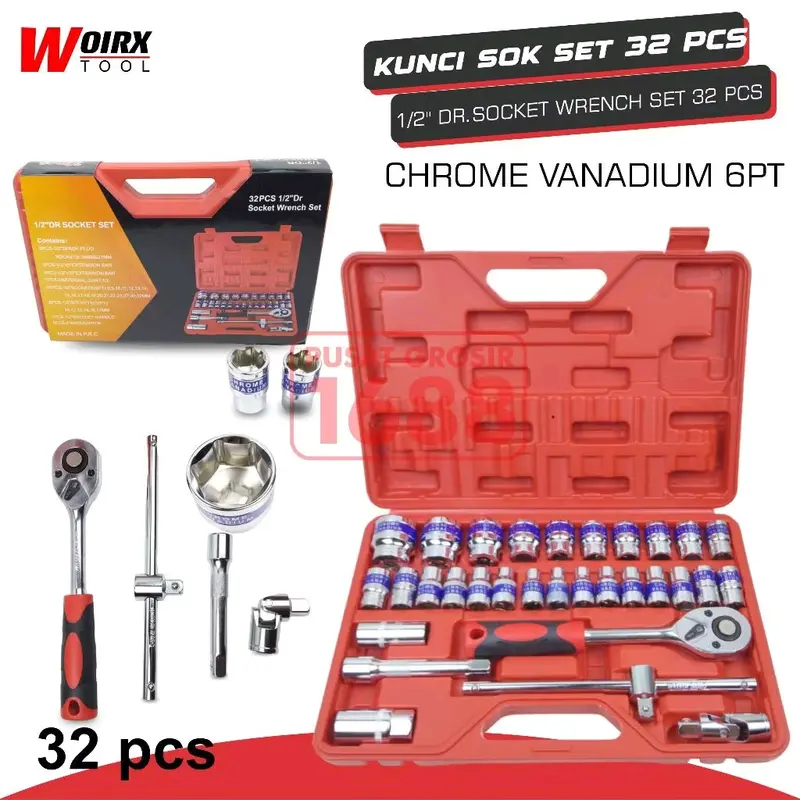 KUNCI SOK ISI 32 PCS BOX PLASTIK KUNCI SOK SET 32 PCS 1