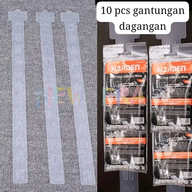 10 PCS GANTUNGAN JUALAN RAK SNACK DAGANGAN CIKI SABUN GANGUNG RENTENG PELUBANG MULTIFUNGSI DISPLAY MAKANAN CLIP STRIP HANGER 2