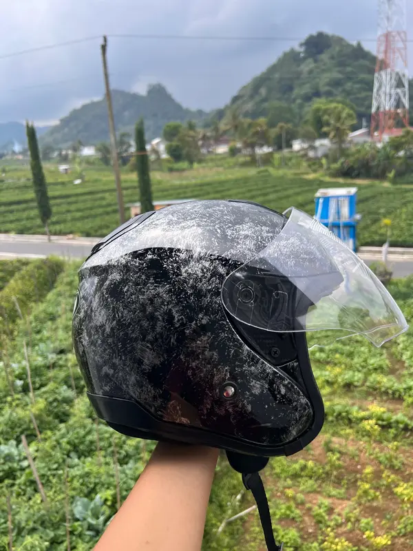 Helm Kyoto Model ABSTRAK | SNI | ORIGINAL SKS Kyoto 7