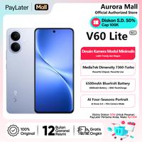 Gambar Vivo V60 Lite 5G 12/512GB 8/256GB 8+8GB Extended RAM NFC Garansi Resmi HP Android Murah Handphone - 4G 8/256GB Blue, Full Set bawaan dari Aurora Mall Phone Kota Surabaya 1 Tokopedia