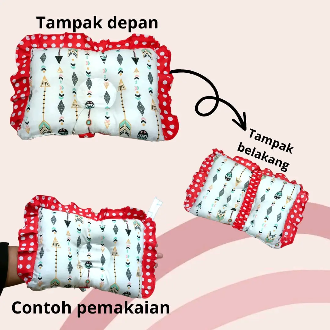 Bantal Tangan/Bantal Alas Menyusui Bayi Rempel Empuk - Bahan Katun Lembut - Ibu