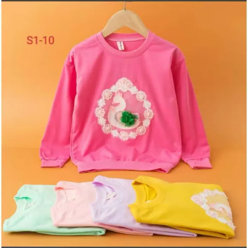 Setelan switer anak perempuan import usia 1 sampai 10 tahun setelan anak perempuan fashion terkini 5