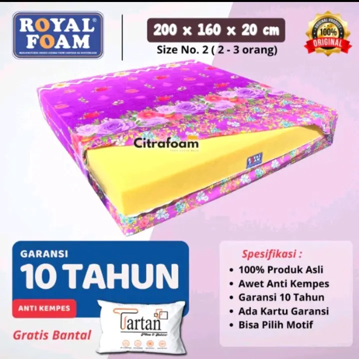 Kasur Busa Royal Foam Promo Bergaransi 10 Tahun - Furniture 5