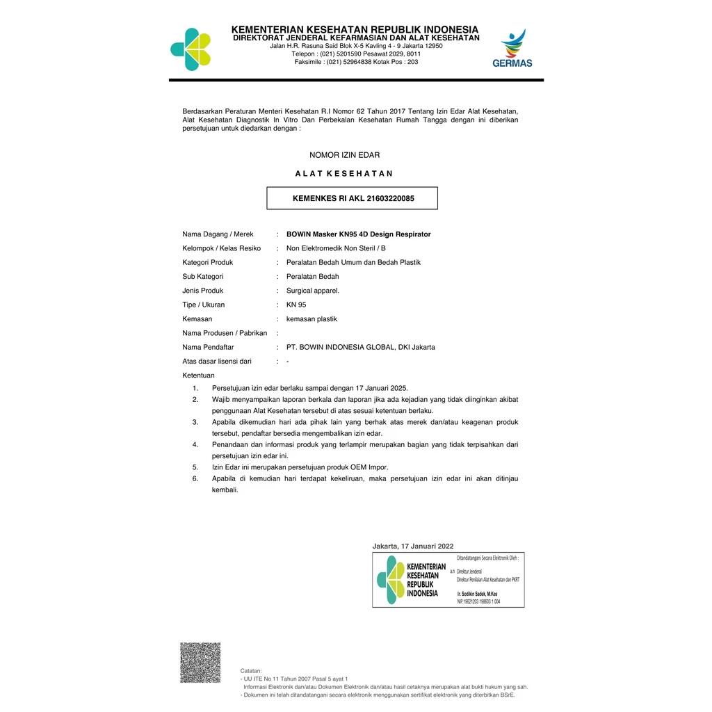 Palisade - Masker KN95 4D Design 10 PCS ≥95% BFE Masker Medis Model KF94 PFE Masker Kesehatan Palisade - Masker KN95 4D Design 10 PCS ≥95% BFE Masker Medis Model KF94 PFE Masker Kesehatan