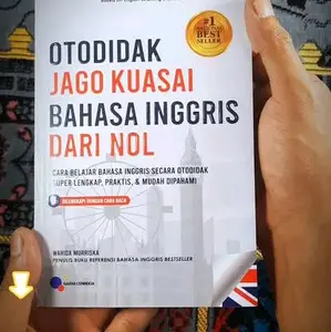 BUKU OTODIDAK JAGO KUASAI BAHASA INGGRIS DARI NOL Soft Cover DI SERTAI CARA BACANYA