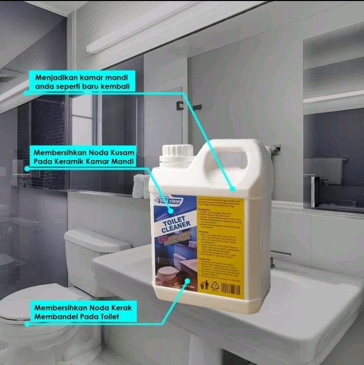 Fastclean toilet cleaner 1 liter Cairan Pembersih serbaguna Kamar Mandi Kloset Porselen Westafel keramik lantai 1