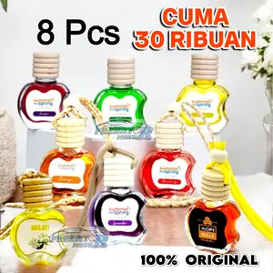 PAKET ISI 8 PCS  8 AROMA PARFUM MOBIL RUANGAN KIPAS DLL