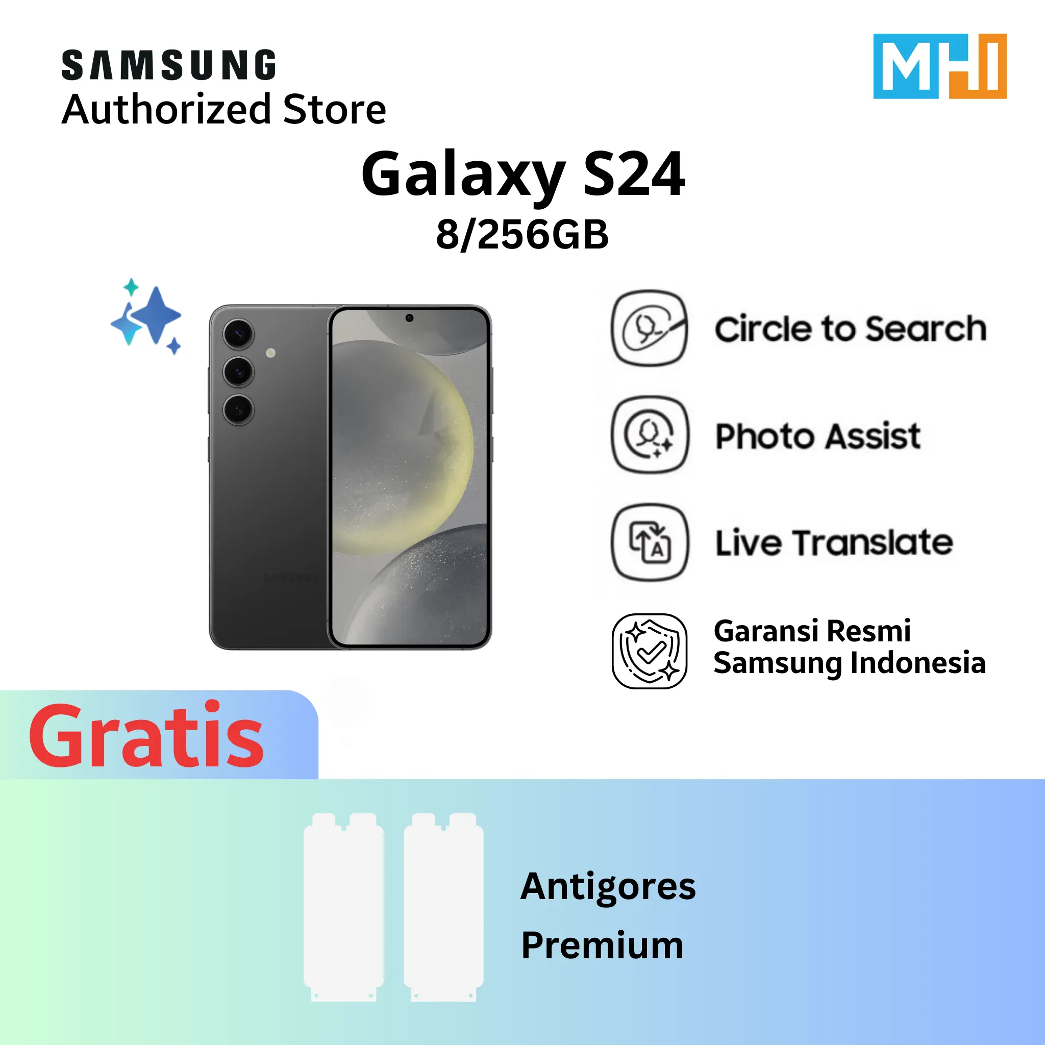 Samsung Galaxy S24 Series, S24 8/256GB 12/512GB, S24 Ultra 8/256GB 12/512GB Handphone AI, Kamera 50 MP, Original, GARANSI SEIN