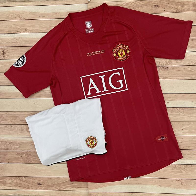 Bộ Quần Áo Bóng Đá Áo Đá Banh CLB Manchester United Sân Nhà 2008 - Vải Thái Cao Cấp