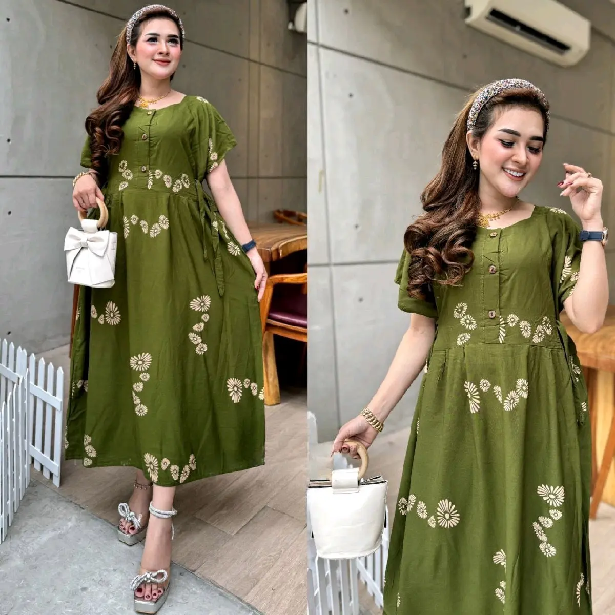 Daster Chibi Jumbo Ld 120 Daster Chibi Busui Ibu Hamil Kancing Depan