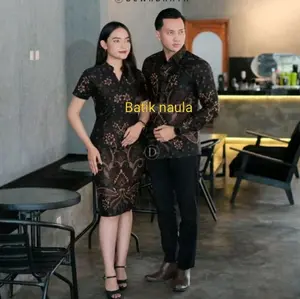 Batik pasangan motif BilQis baju kantoran sudah lapis dalam