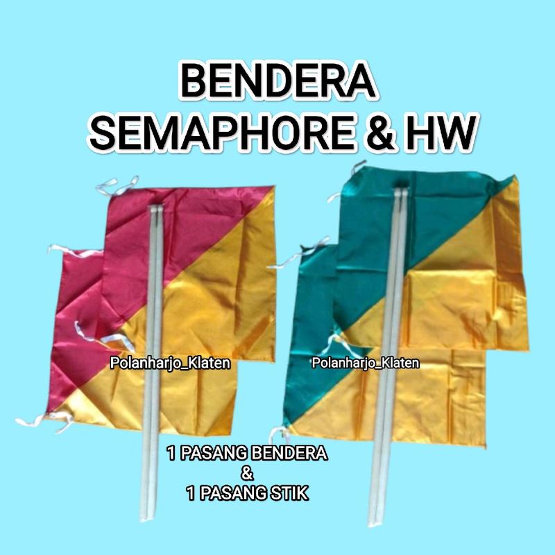 Simapur Bendera Semaphore + Stik / Bendera Simapur + Stik / Semaphore HW - Shop ...