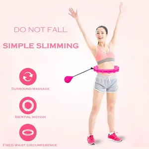 GRANDMALL JAKARTA - RUNASK Alat Fitness Cincin Pelangsing Tubuh Adjustable Abs Hula Hoop - RK012