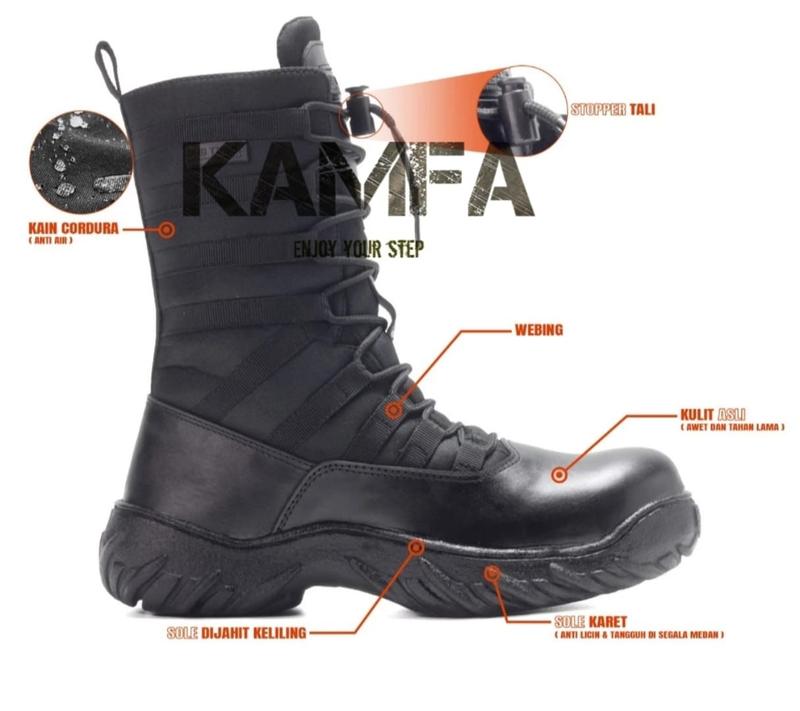 Product Introduction of Sepatu PDL Kulit Asli Boots Dinas TNI Polri Security Brimob 2
