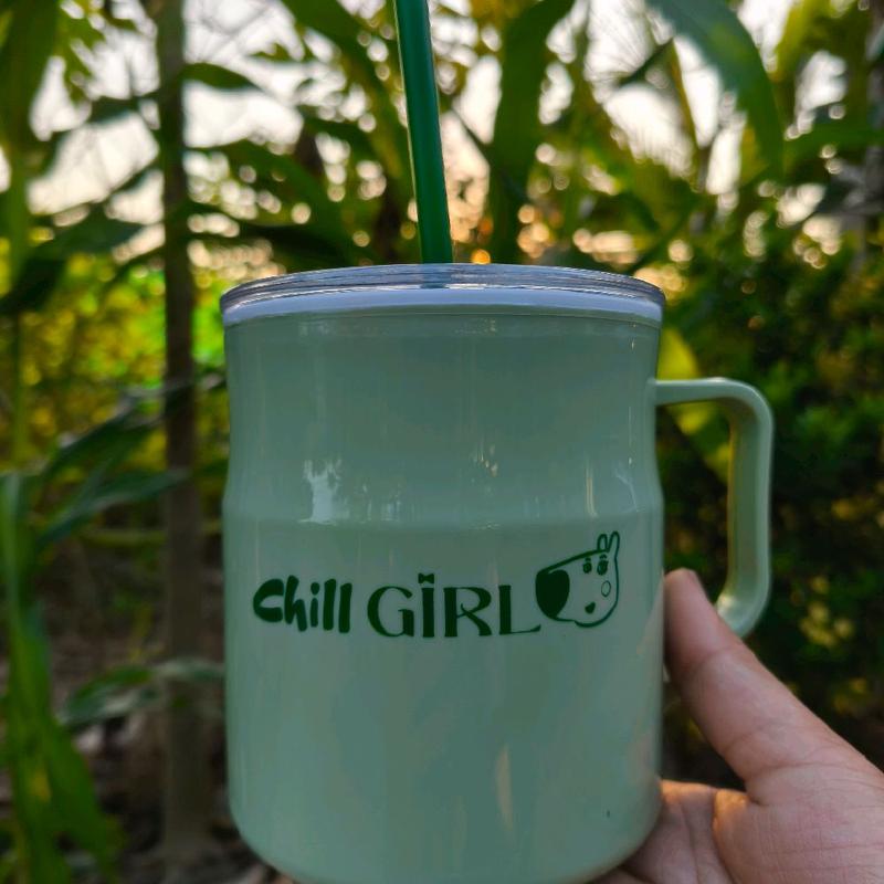 ca nước đá duy tân 1 lít+ ly có ống hút - giữ lạnh lâu 4