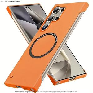 Funda magnética ultrafina sin marco para teléfono, cubierta delgada dura para teléfono mate para PC, accesorios de teléfono compatibles con Samsung S25 Ultra S24 Ultra FE S23 S22 Plus S21 FE, protector