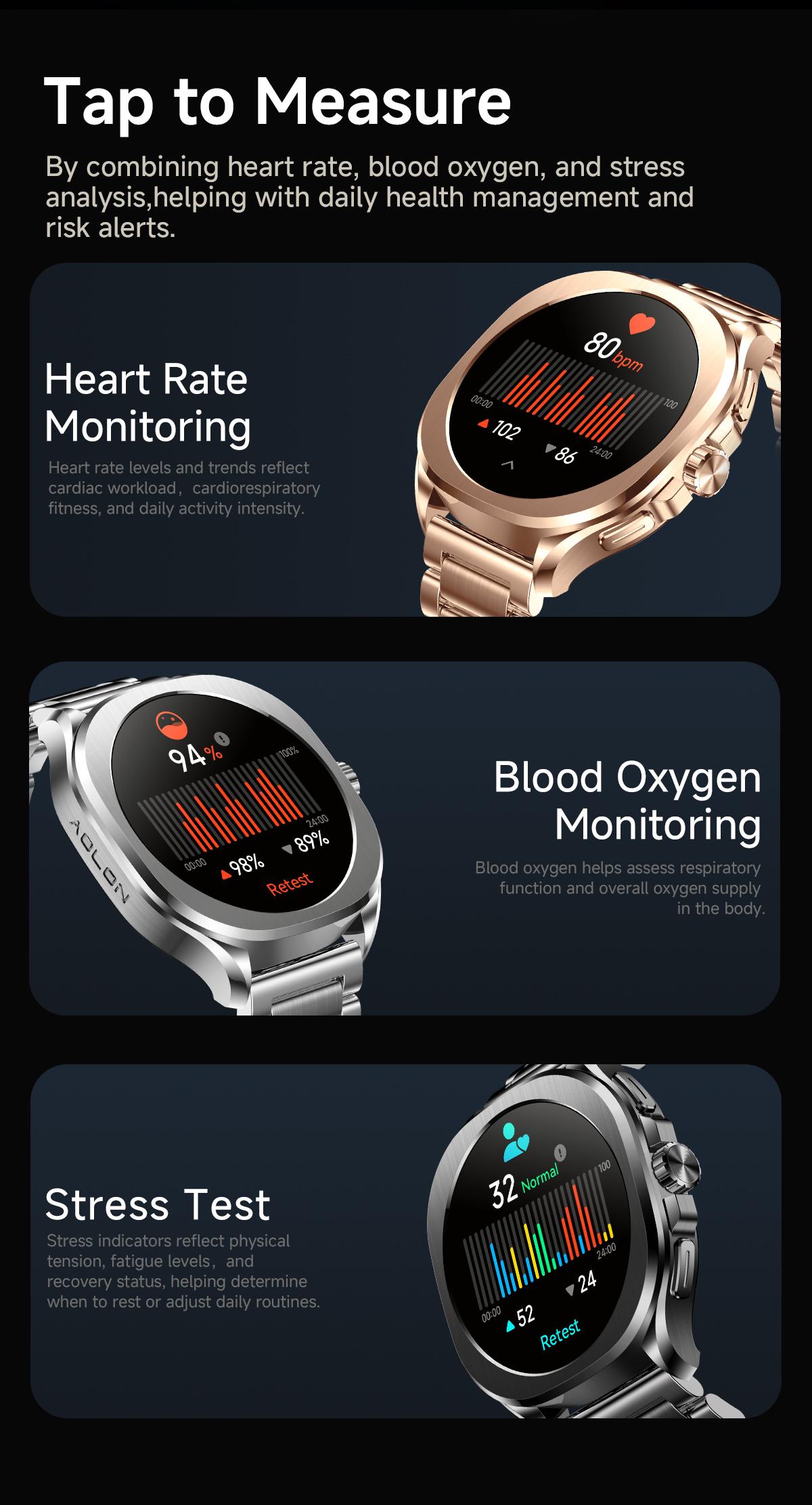 Aolon Cube AGPS Whatsapp Reply Jam Tangan Pintar Pria Layar AMOLED 1ATM Tahan Air 140 Mode Olahraga & Sensor Denyut Jantung Generasi Ketiga Smartwatch