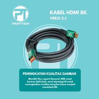 Gambar ProffTech Kabel HDMI 8K 2.1 High Speed 15 Meter dengan Dukungan Dolby Atmos & DTS HD untuk LED TV, PS4, Xbox, dan Perangkat Gaming Lainnya - Gold, Aluminium - 1,5 Meter dari ProffTech Indonesia Kota Administrasi Jakarta Pusat 5 Tokopedia