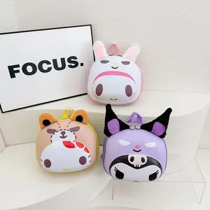 TAS Ransel Sekolah Anak Paud TK motif Sanrio Kuromi model Telur Cangkang Keras 3D - Premium bag Sd Fashion