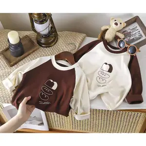 KAOS ANAK LENGAN PANJANG LAKI LAKI PEREMPUAN MOTIF BAKERY BAHAN LEMBUT