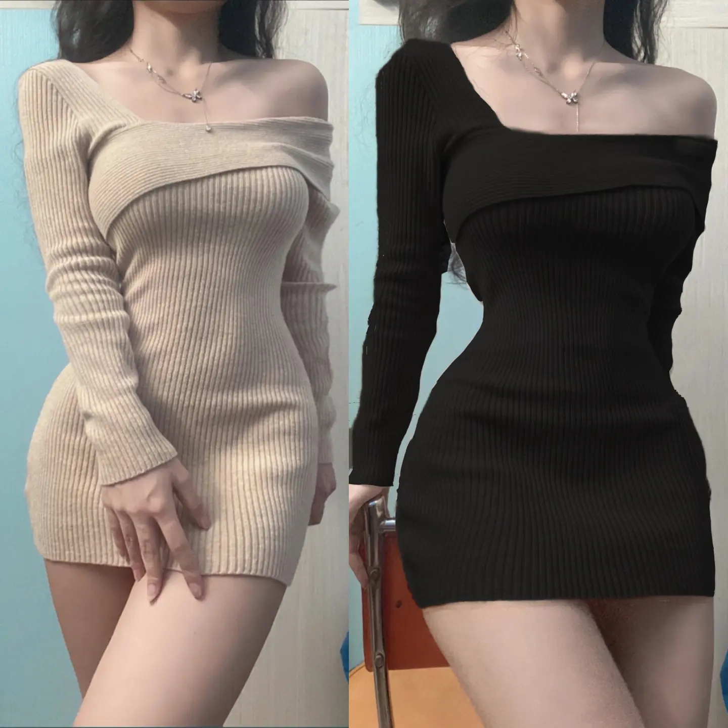 knit tunic dress Summer Knit Tunic Dress Liza No5  Magnolica Shop