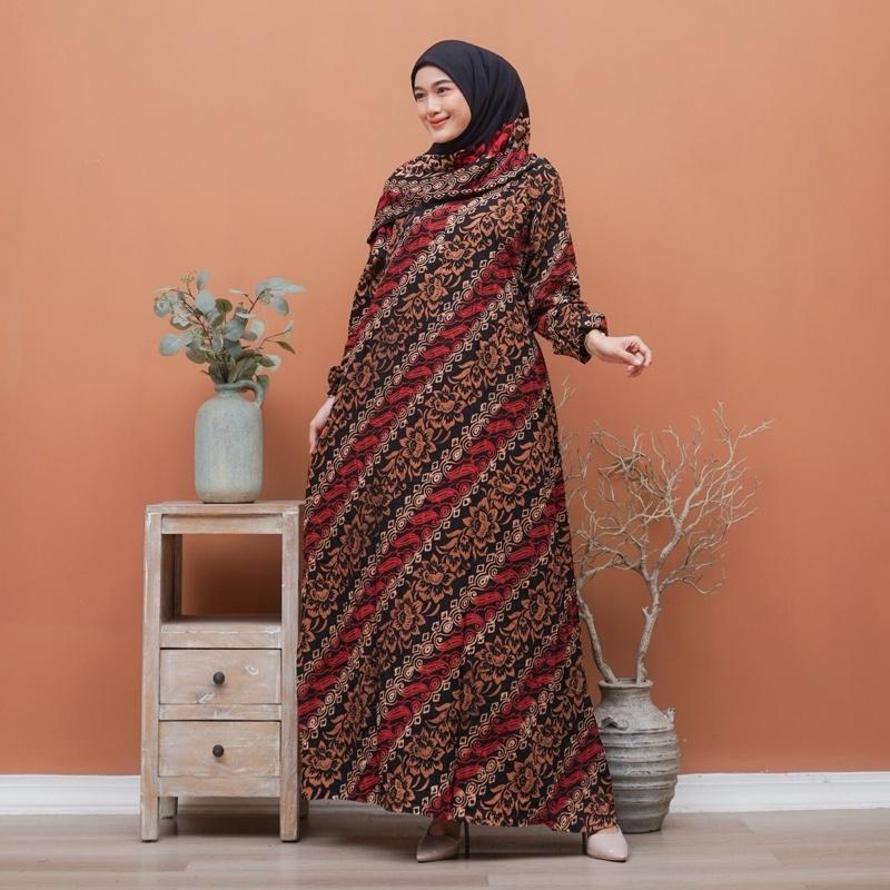 Gamis Set hijab Soganan arumi jumbo Muslim