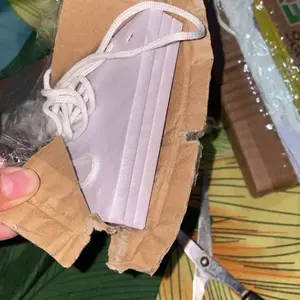 rak dinding gantung 3 susun warna pink Penyimpanan